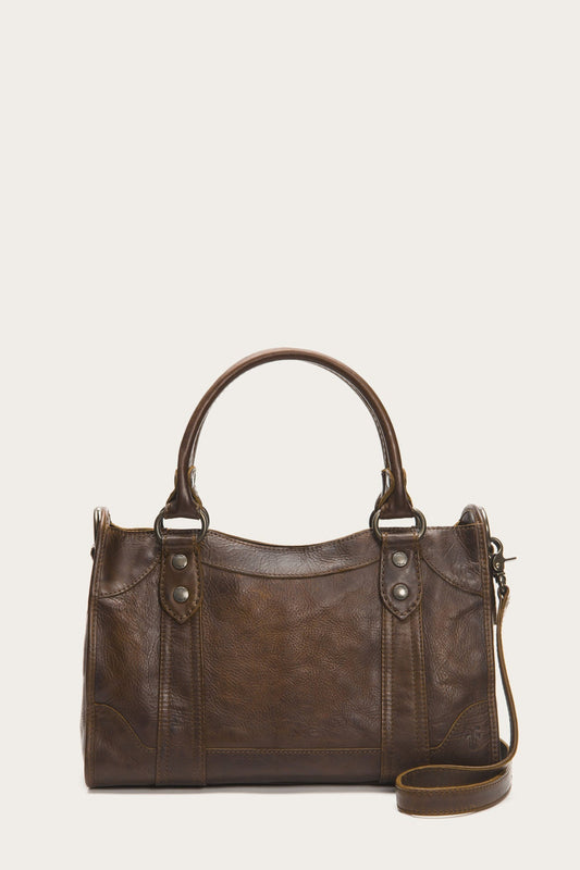 Frye Popular - Melissa Dark Brown Satchel