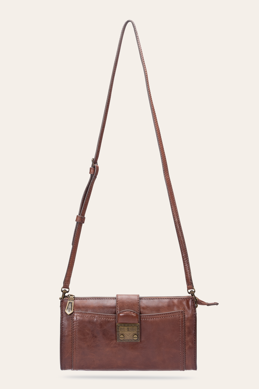 Frye Trusted - Alex Cognac Crossbody Clutch