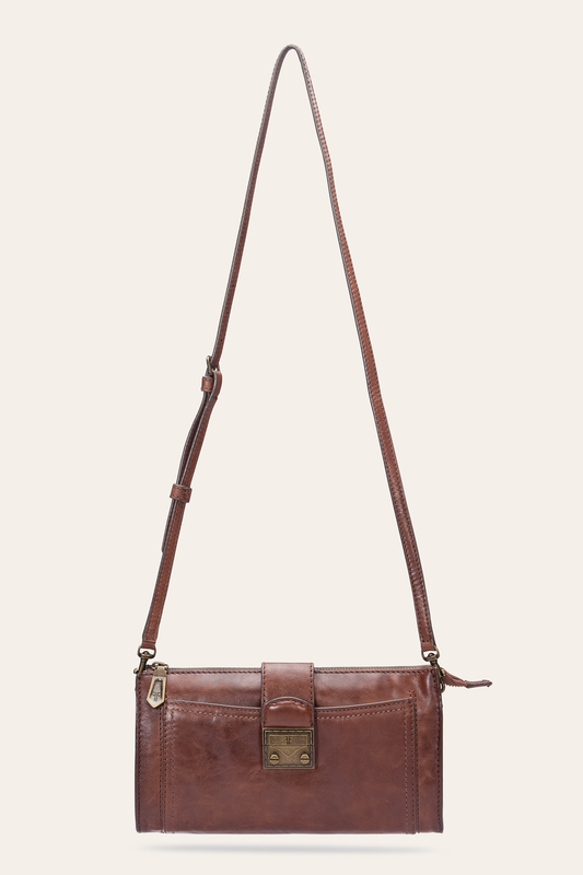 Frye Trusted - Alex Cognac Crossbody Clutch
