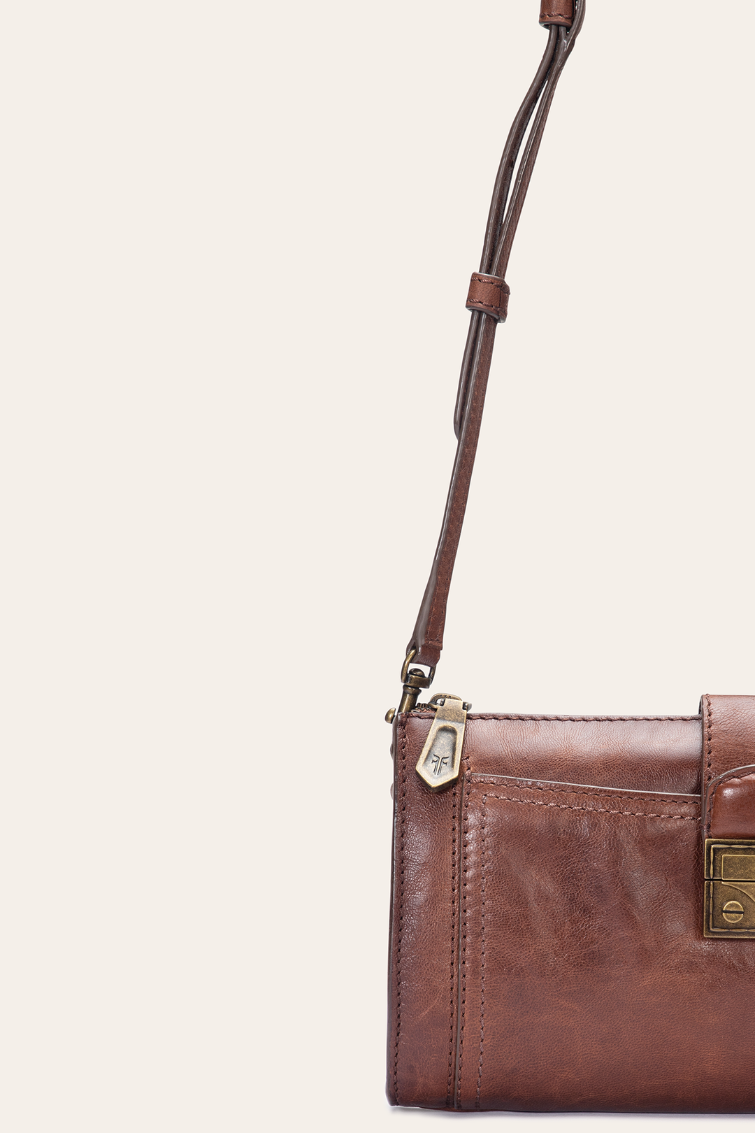 Frye Trusted - Alex Cognac Crossbody Clutch