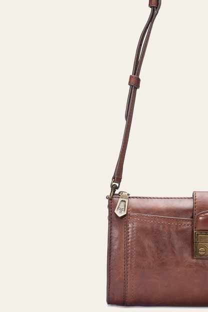 Frye Trusted - Alex Cognac Crossbody Clutch