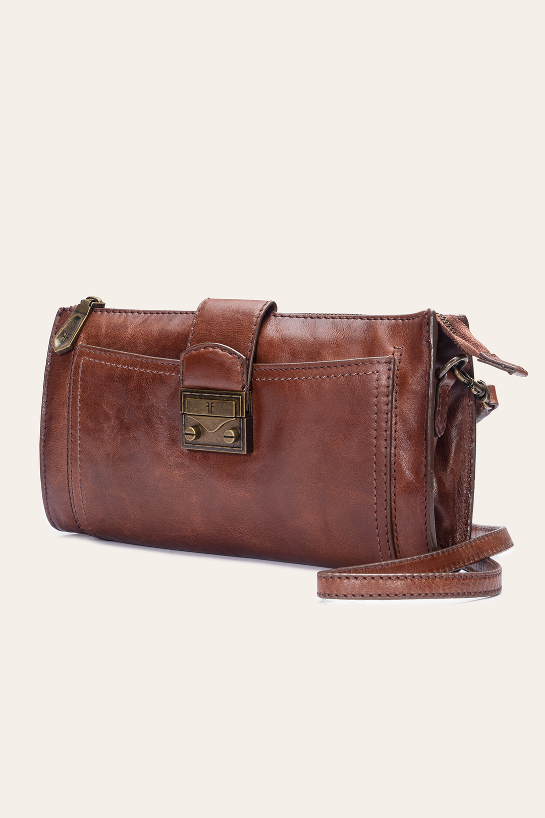Frye Trusted - Alex Cognac Crossbody Clutch
