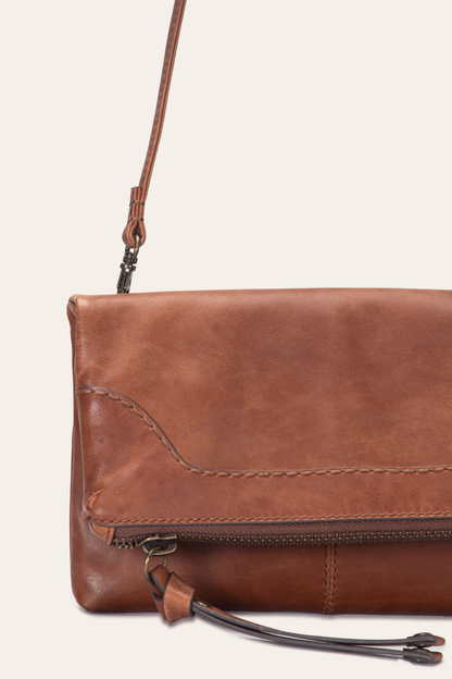 Frye Signature - Melissa Cognac Crossbody Clutch