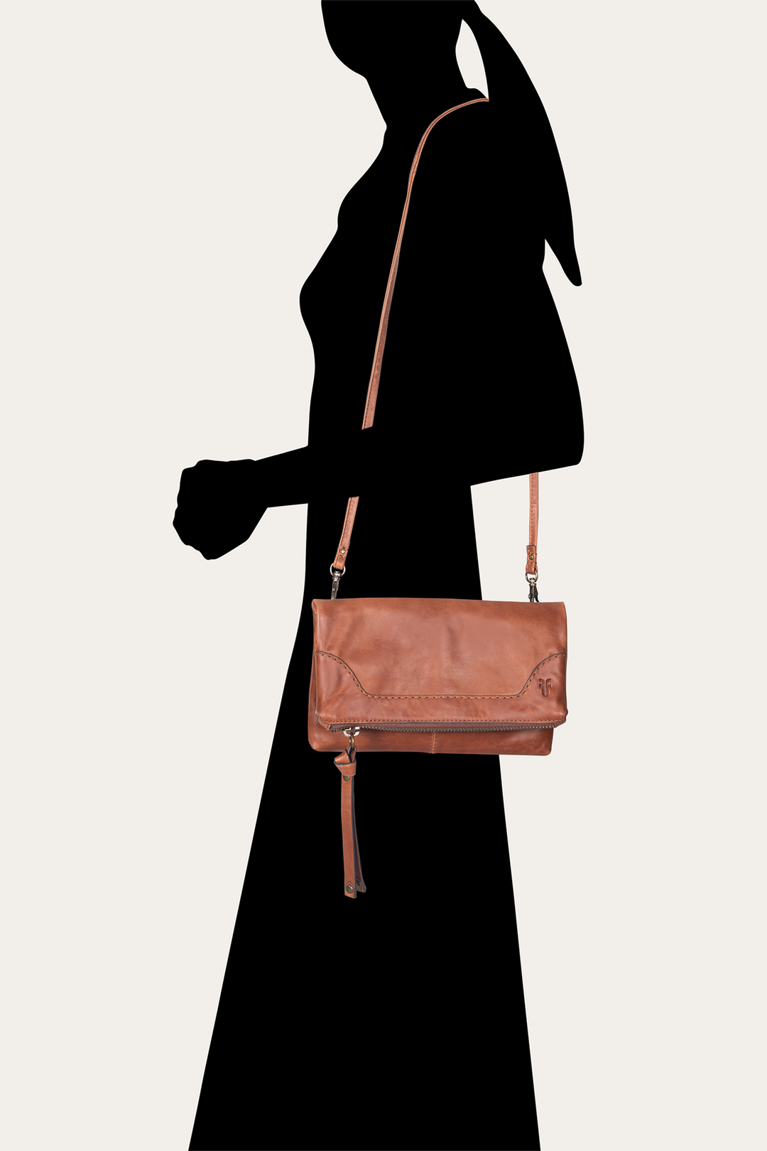 Frye Signature - Melissa Cognac Crossbody Clutch