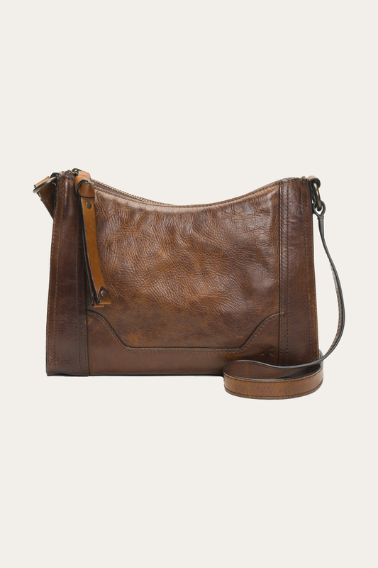 Frye Deals - Melissa Zip Crossbody in Dark Brown