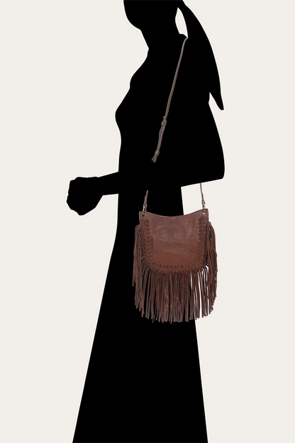Frye Featured - Cognac Faye Mini Crossbody