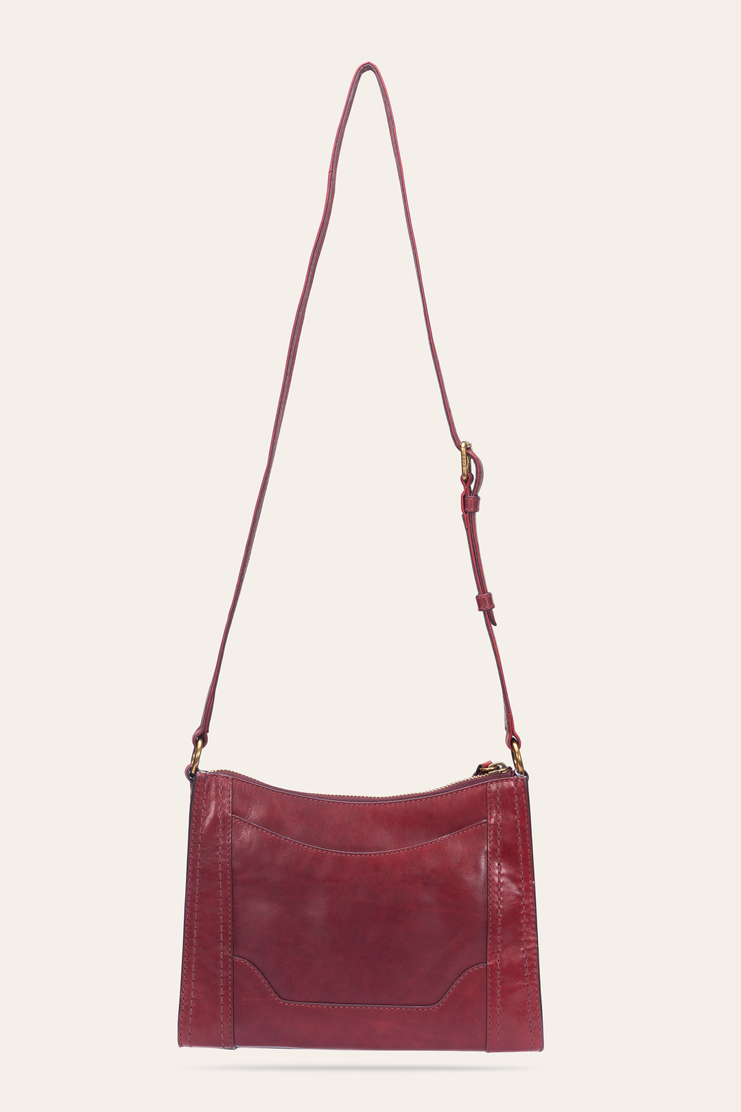 Frye Everyday - Berry Lacquer Melissa Zip Crossbody