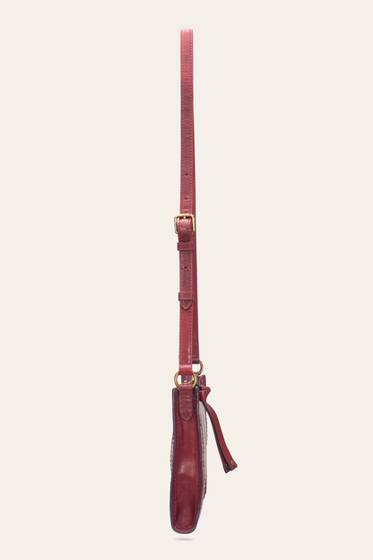 Frye Everyday - Berry Lacquer Melissa Zip Crossbody