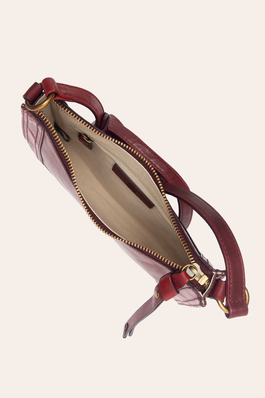 Frye Everyday - Berry Lacquer Melissa Zip Crossbody
