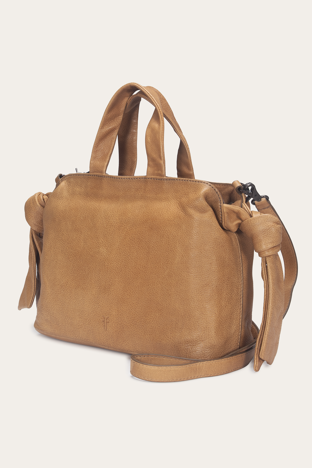 Frye Featured - Beige Nora Knotted Satchel