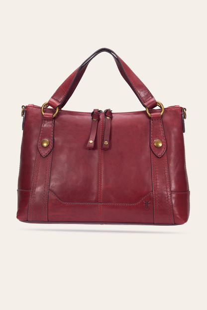 Frye Great Value - Berry Lacquer Melissa Medium Satchel