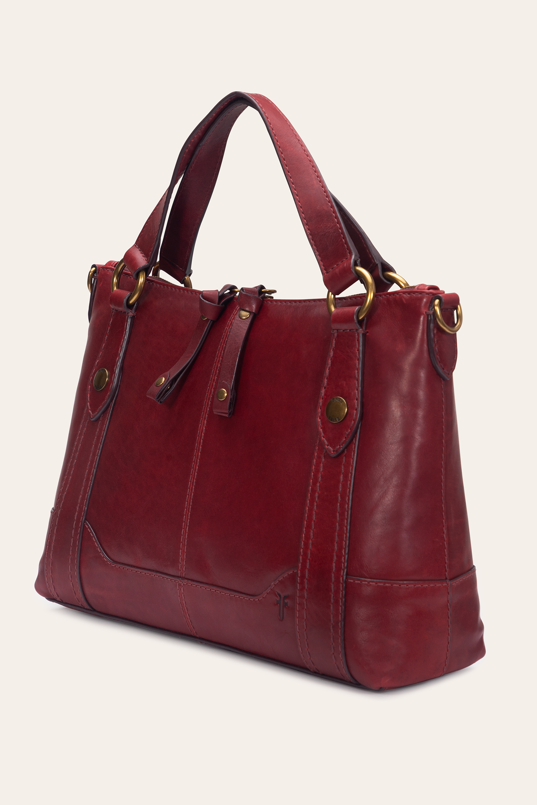 Frye Great Value - Berry Lacquer Melissa Medium Satchel
