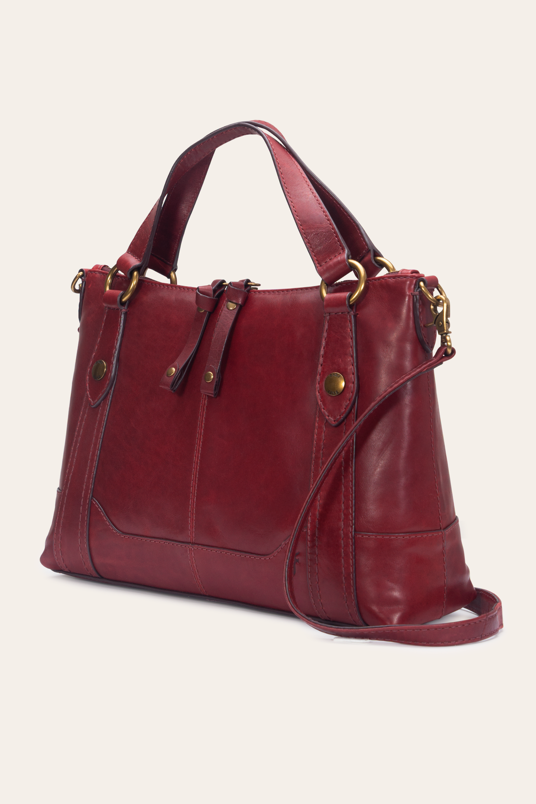 Frye Great Value - Berry Lacquer Melissa Medium Satchel
