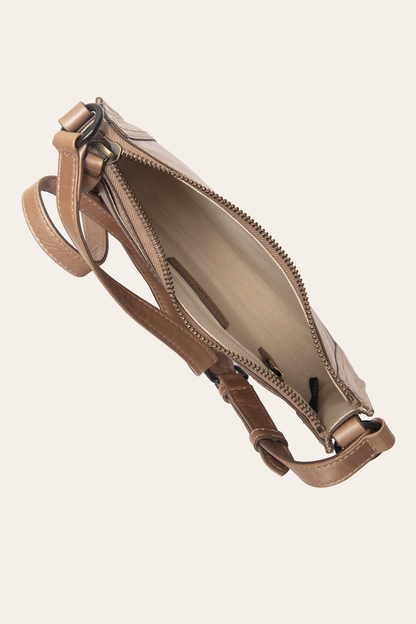 Frye Essential - Light Bronze Melissa Zip Crossbody