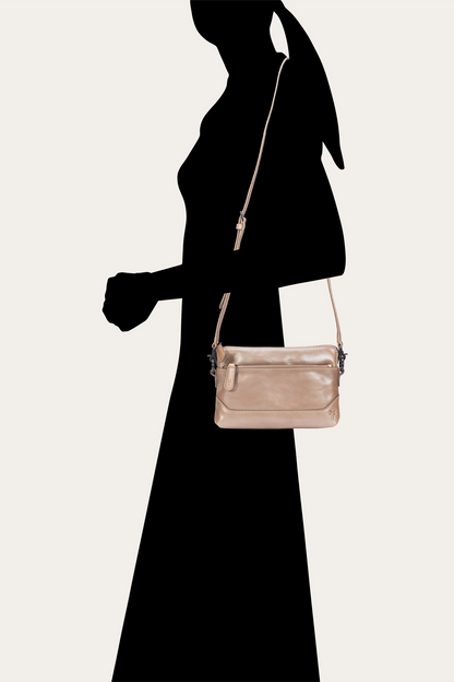 Frye Best Seller - Light Bronze Melissa Crossbody Wristlet