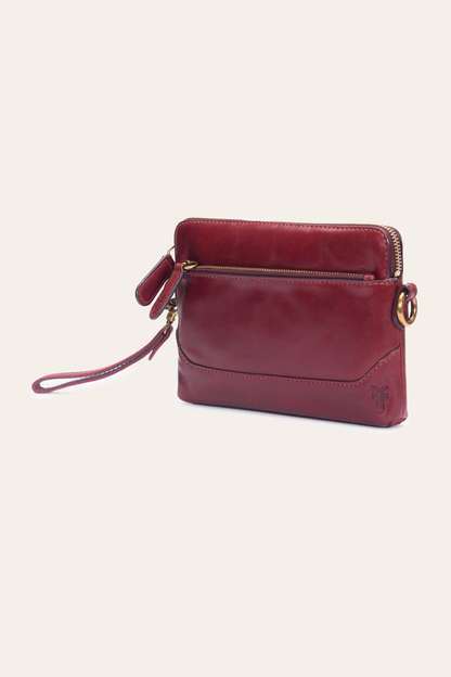 Frye Great Value - Berry Lacquer Melissa Crossbody Wristlet