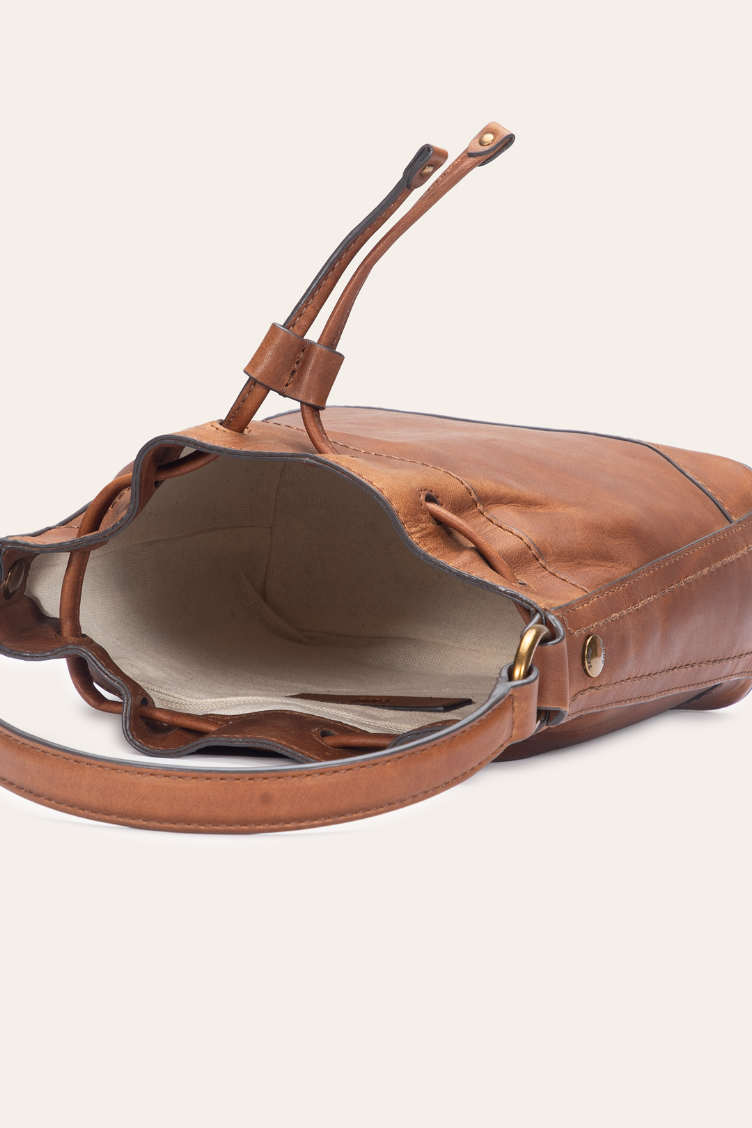 Frye Premium - Cognac Melissa Convertible Bucket
