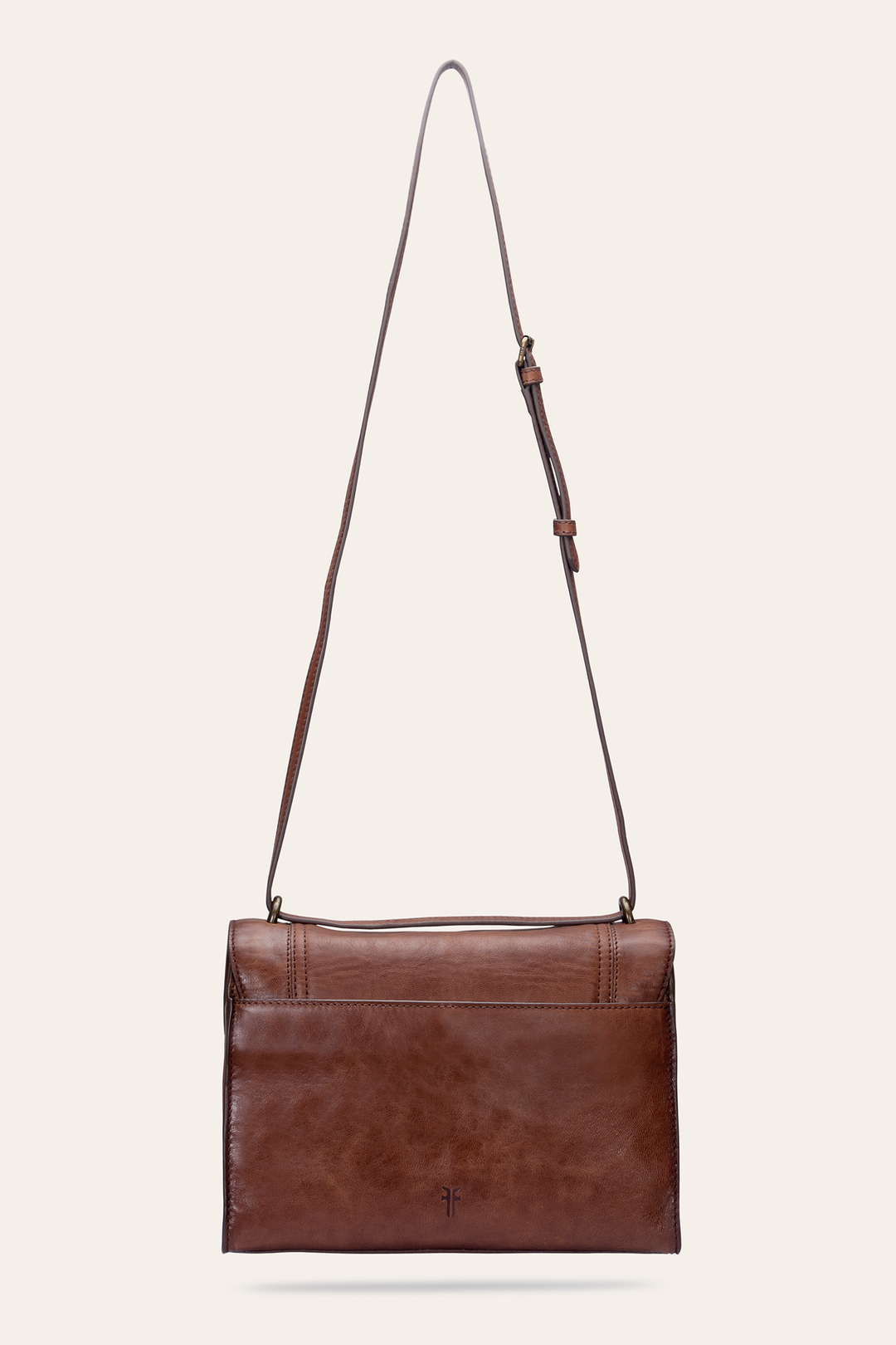 Frye Featured - Alex Cognac Flap Shoulder