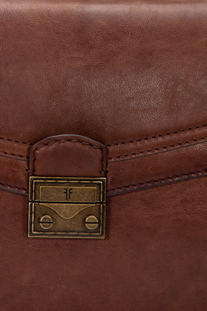 Frye Featured - Alex Cognac Flap Shoulder