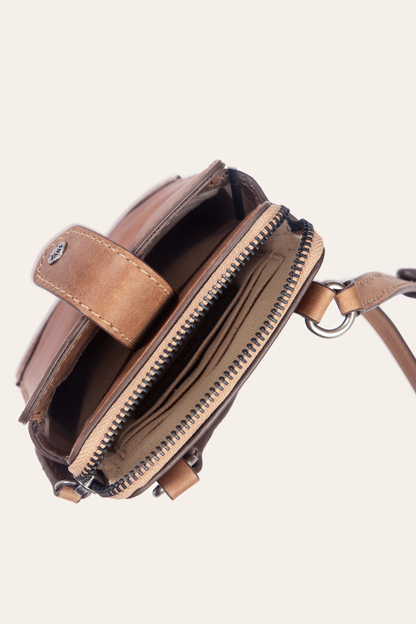 Frye Premium - Melissa Beige Phone Crossbody