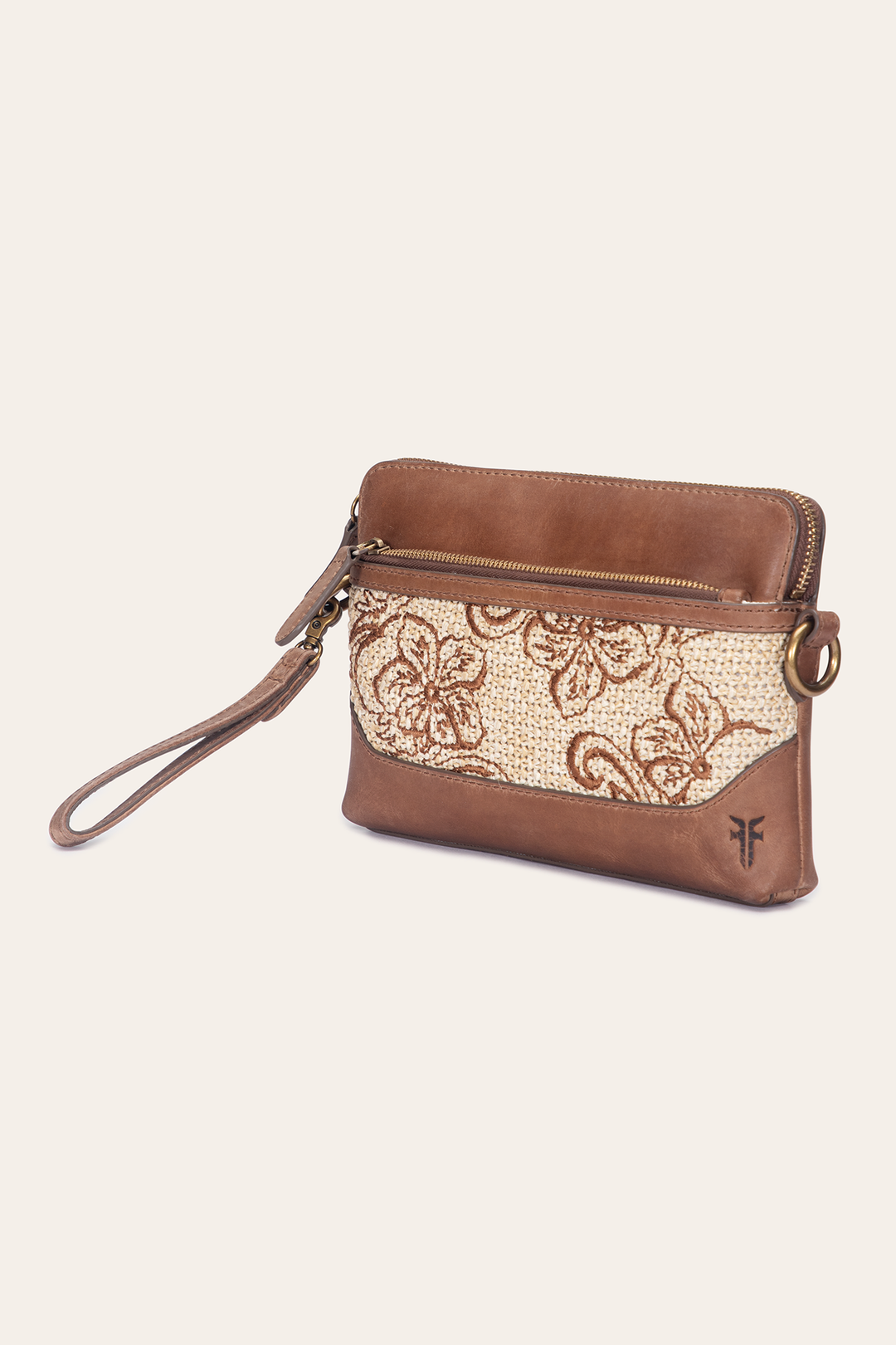 Frye Essential - Women's Floral Crossbody Wristlet Wallet