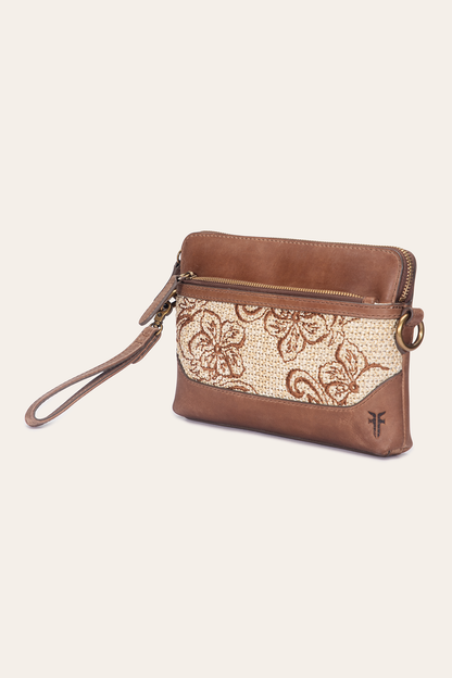 Frye Essential - Women's Floral Crossbody Wristlet Wallet