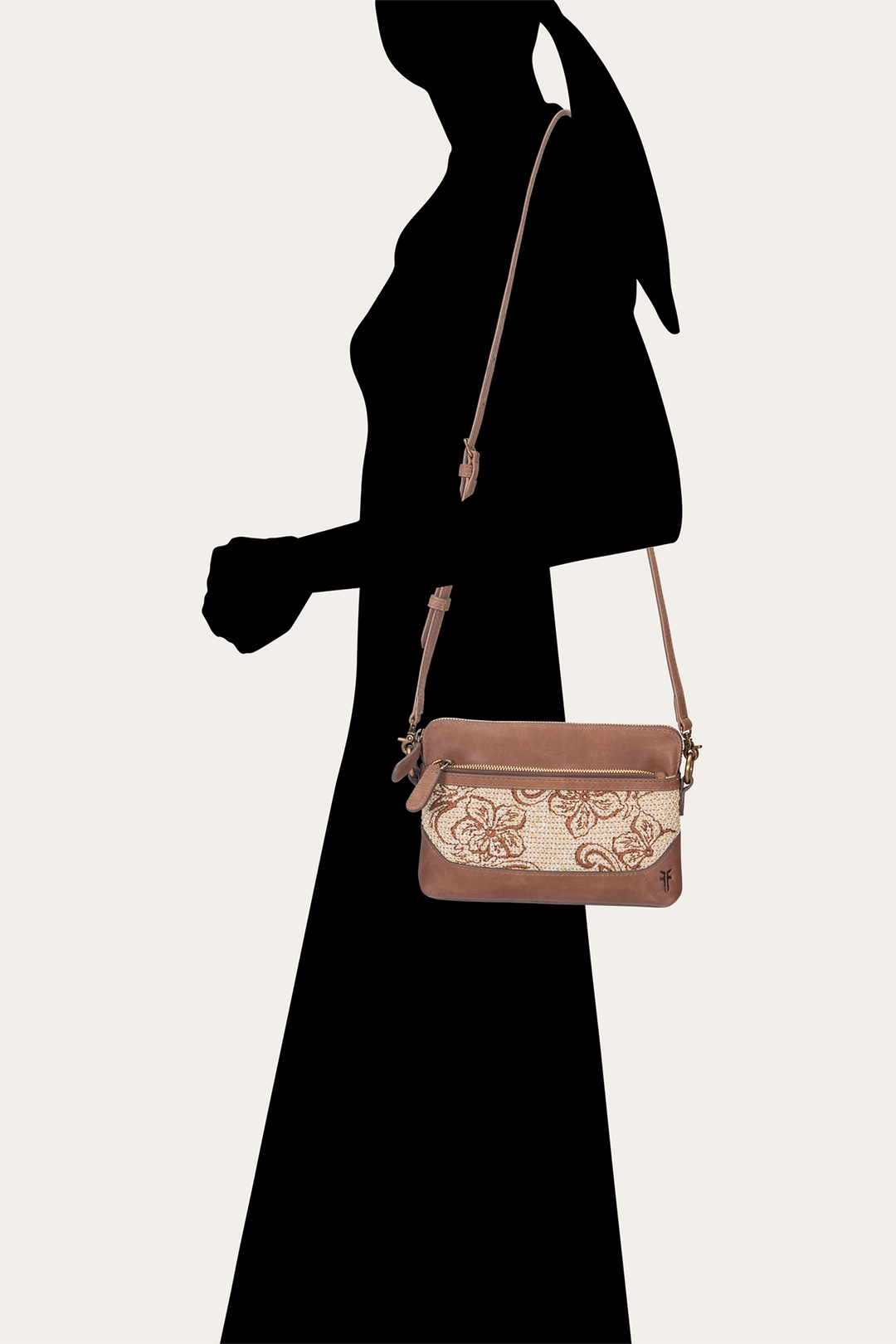 Frye Essential - Women's Floral Crossbody Wristlet Wallet