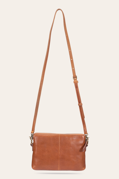 Frye Everyday - Melissa Burnt Terracotta Crossbody Wristlet