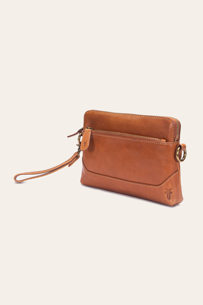 Frye Everyday - Melissa Burnt Terracotta Crossbody Wristlet
