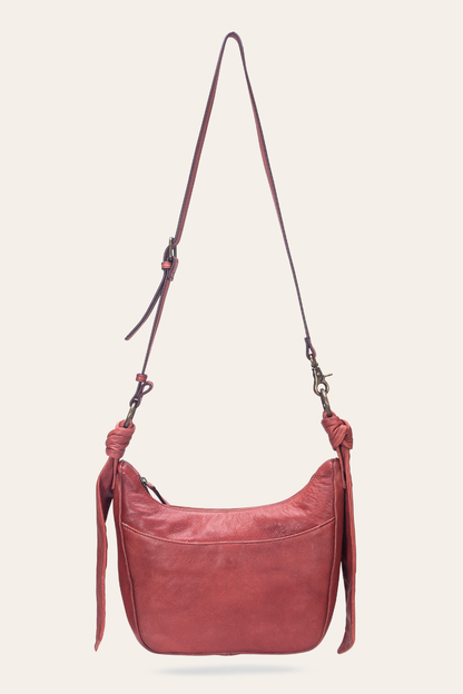 Frye Smart Buy - Nora Knotted Crossbody in Burgundy