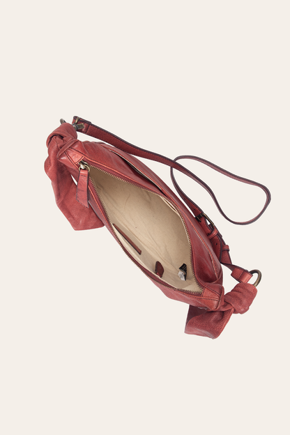 Frye Smart Buy - Nora Knotted Crossbody in Burgundy