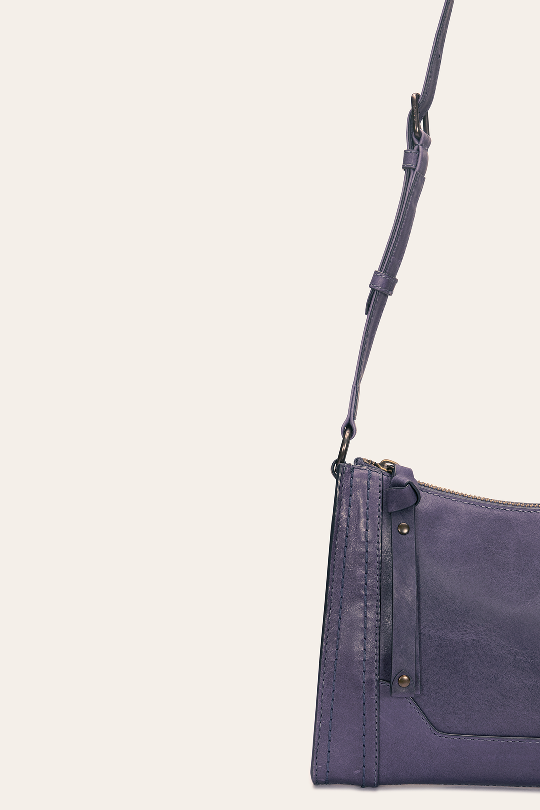 Frye Trusted - Melissa Eggplant Zip Crossbody