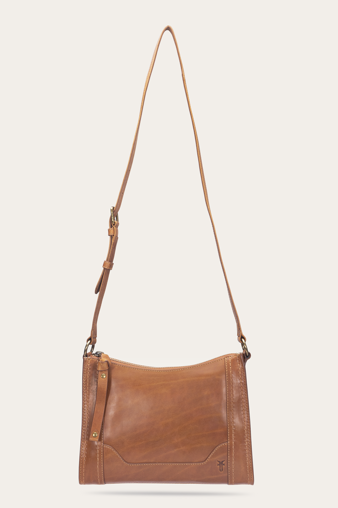 Frye Quality - Melissa Zip Crossbody in Burnt Terracotta