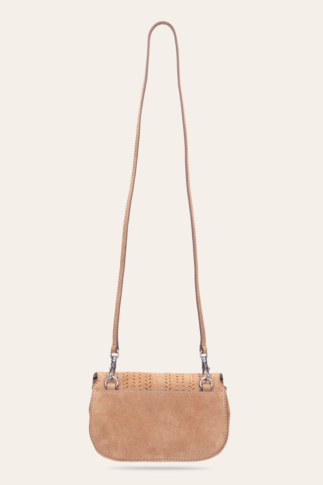 Frye Best Seller - Stella Suede Wallet Crossbody in Beige