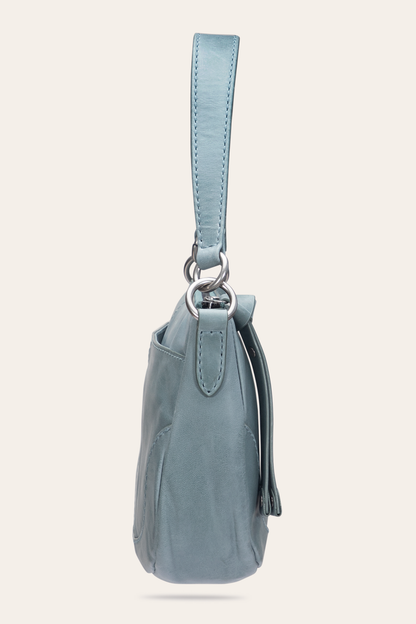 Frye Sale - Melissa Sky Blue Crossbody
