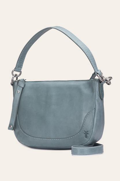 Frye Sale - Melissa Sky Blue Crossbody