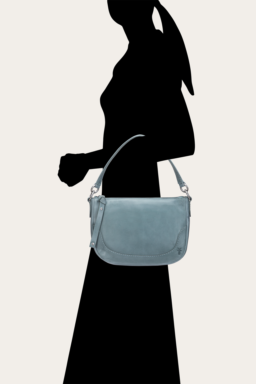 Frye Sale - Melissa Sky Blue Crossbody