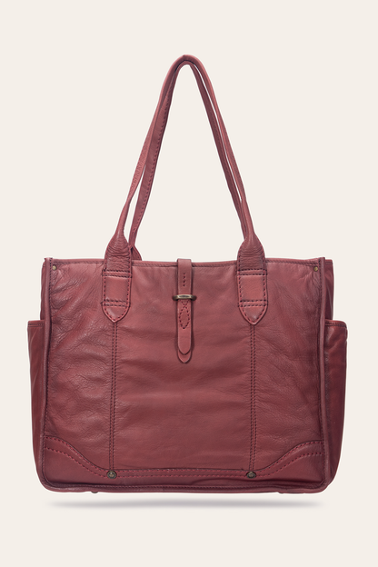 Frye Exclusive - Campus Burgundy Tote