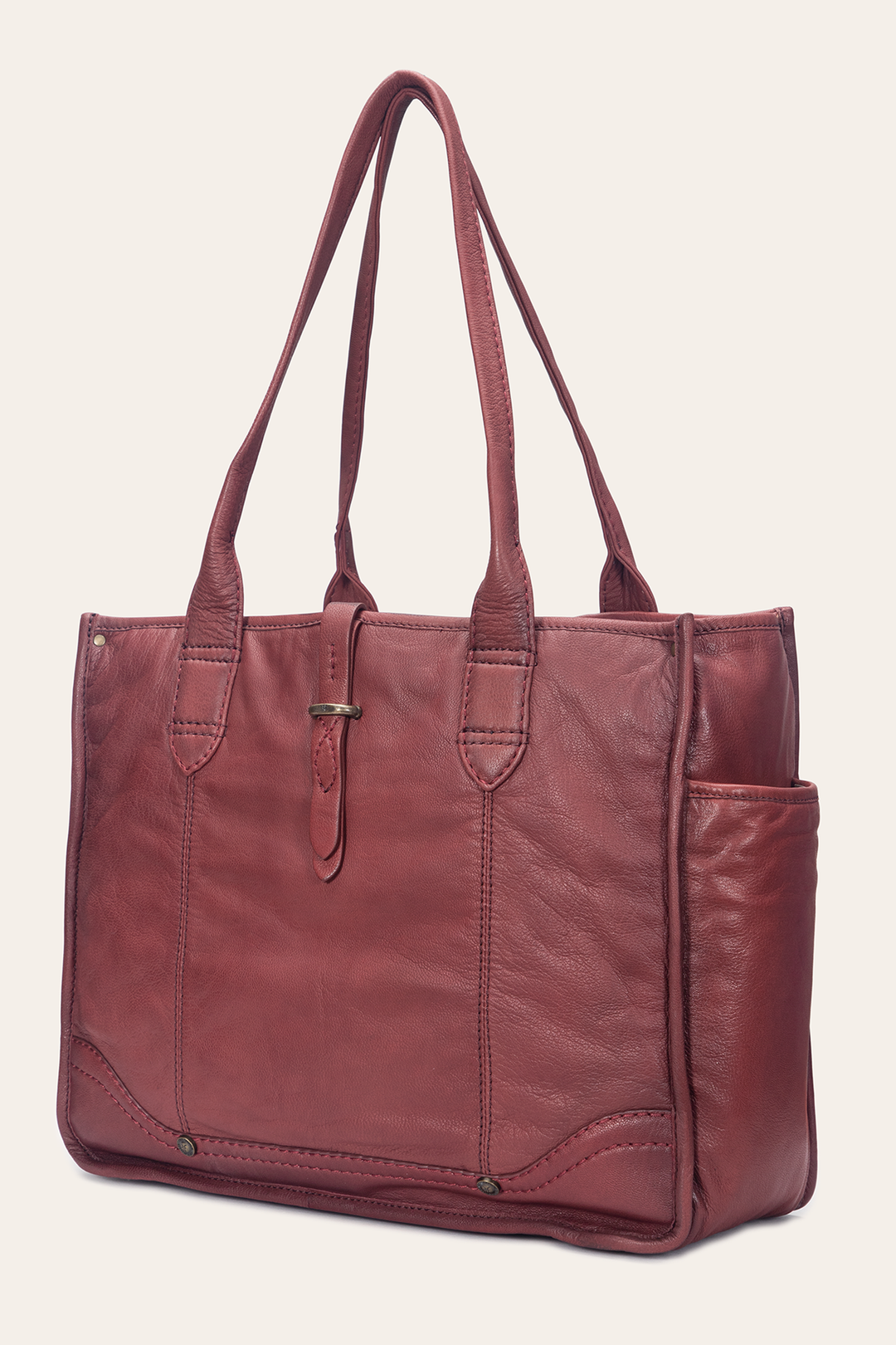 Frye Exclusive - Campus Burgundy Tote