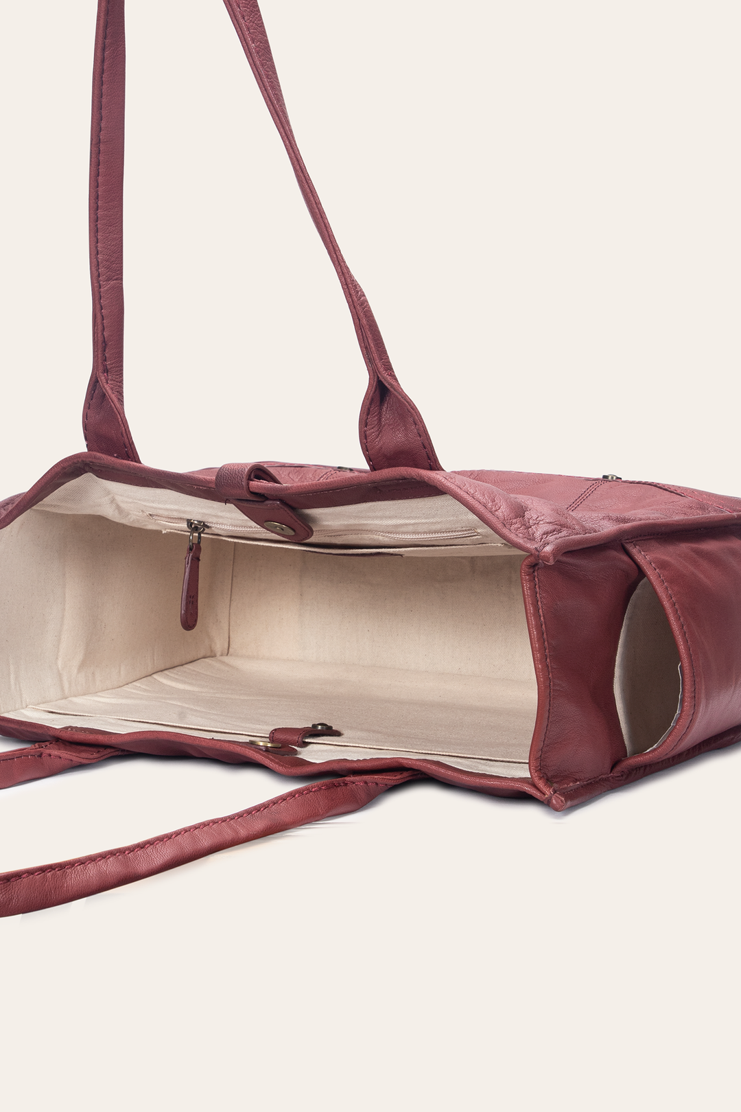 Frye Exclusive - Campus Burgundy Tote