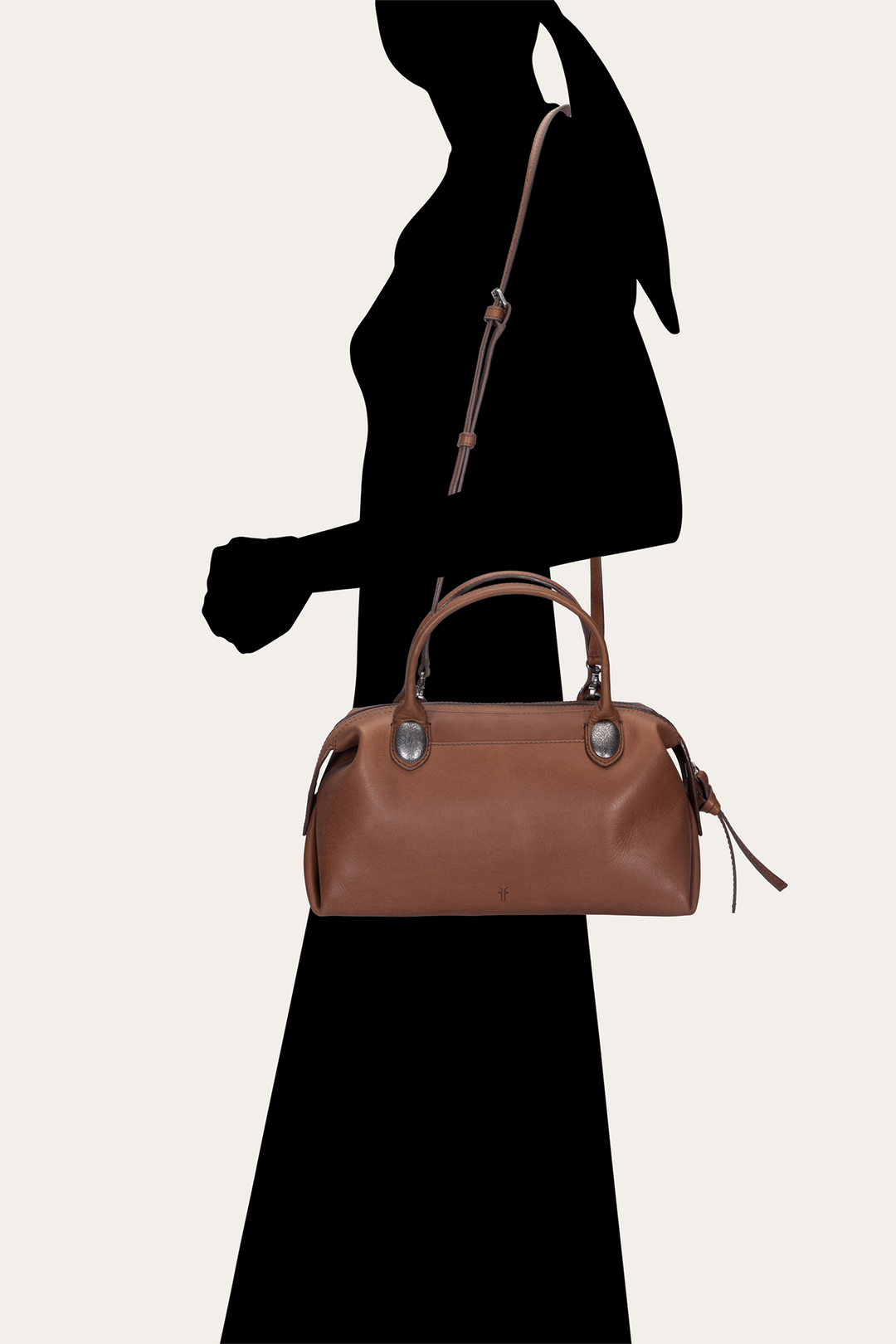 Frye Everyday - Women's Cheyenne Small Satchel Bag (Cognac)