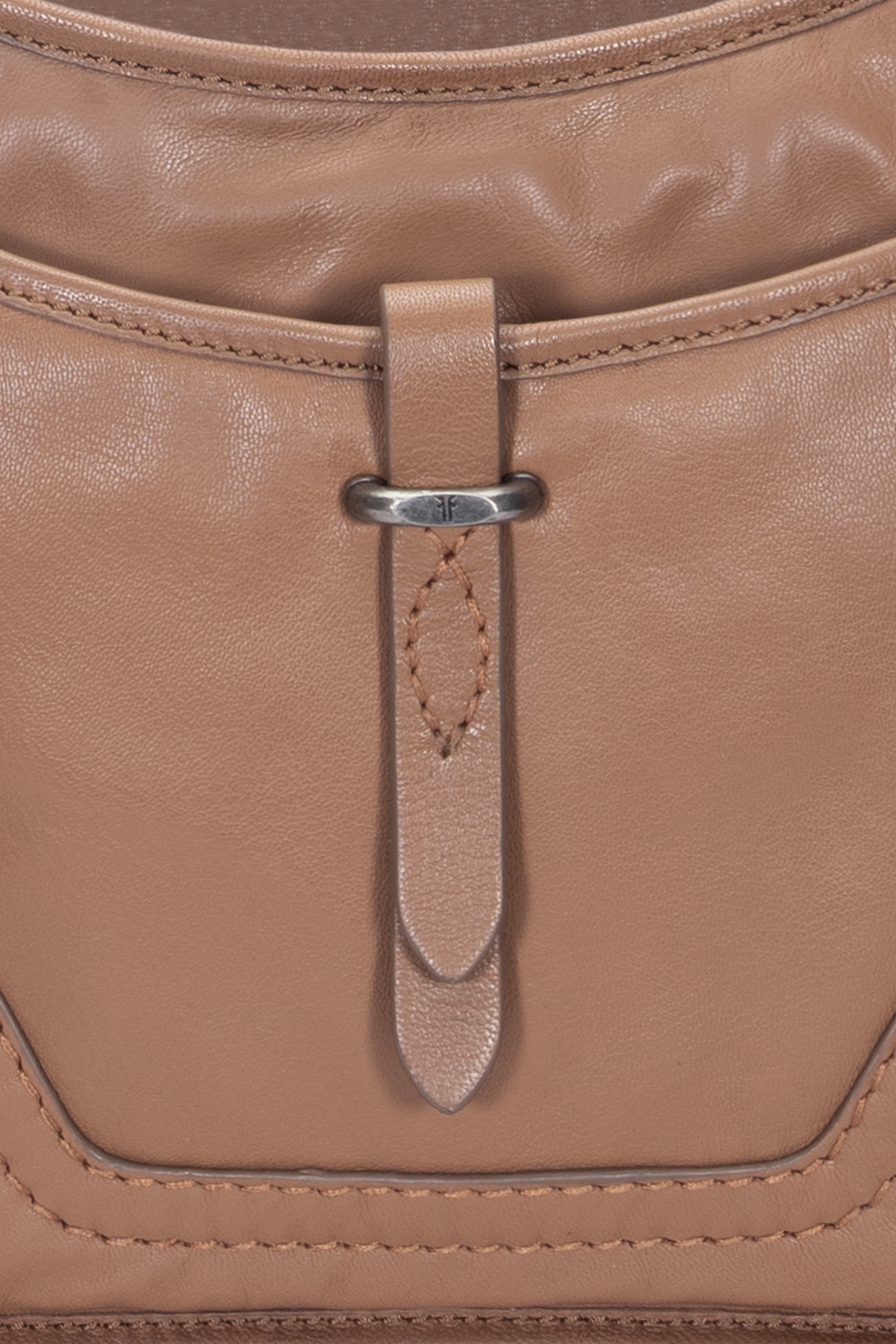 Frye Trusted - Women's Campus Crossbody Bag (Beige)