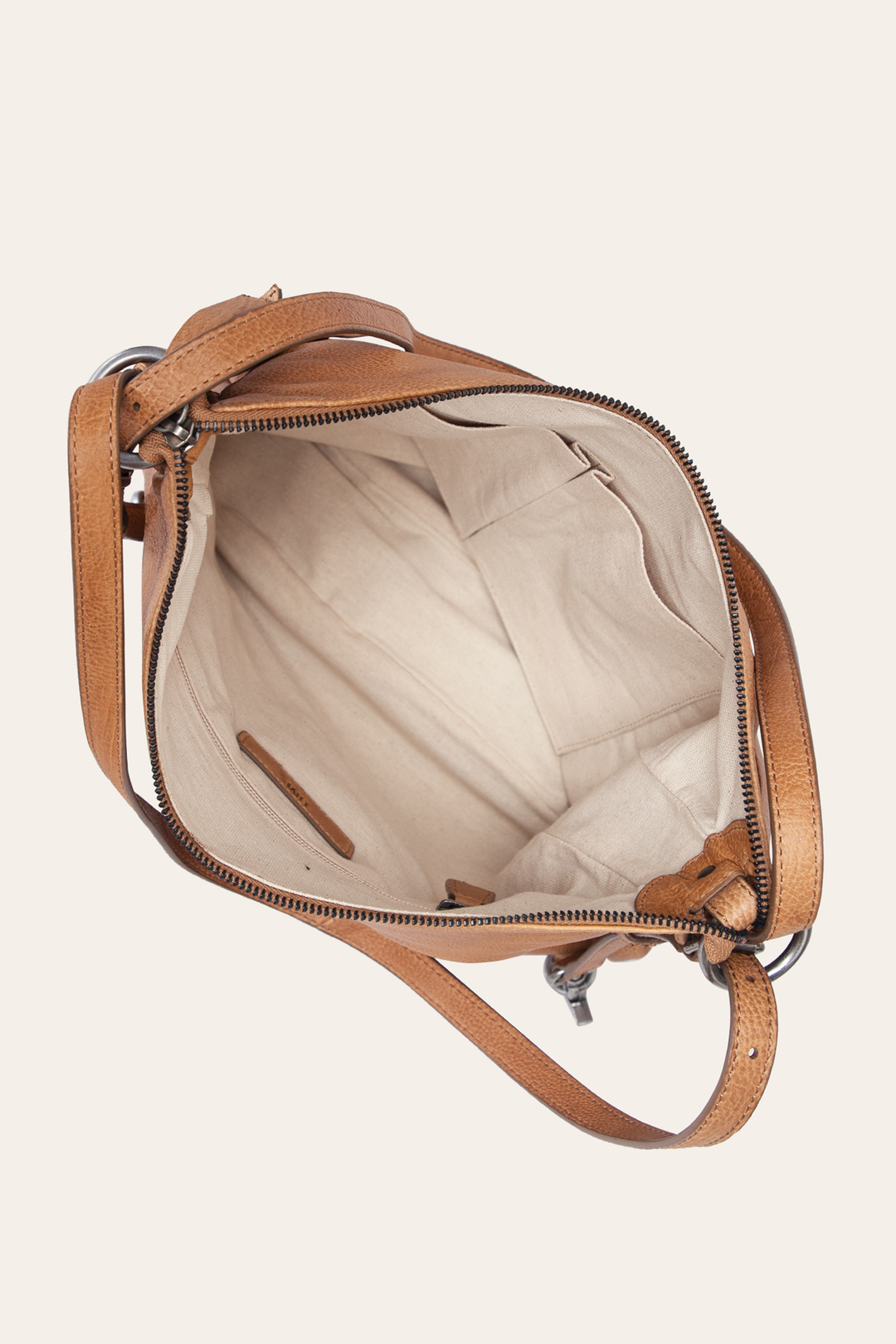 Frye Trending - Women's Nora Backpack Hobo Bag (Beige)