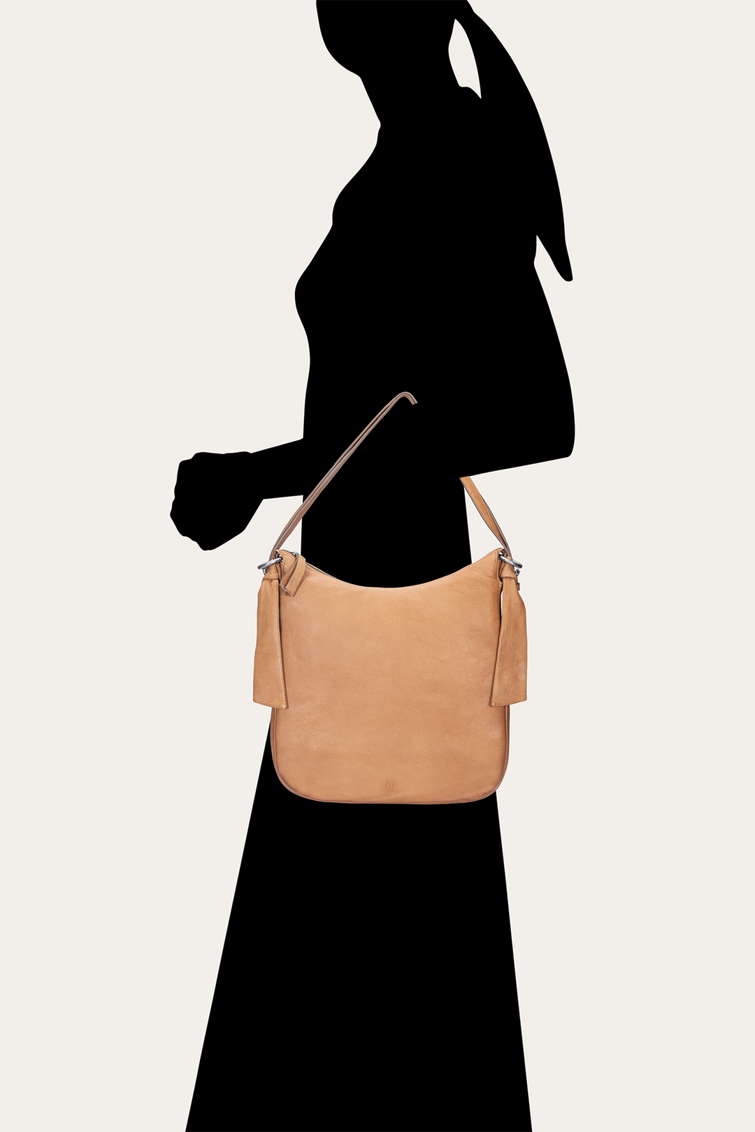 Frye Trending - Women's Nora Backpack Hobo Bag (Beige)