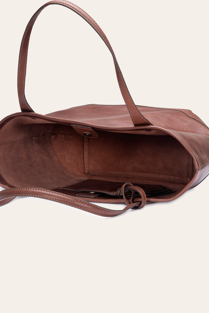 Frye Signature - Kenzie Unlined Cognac Tote