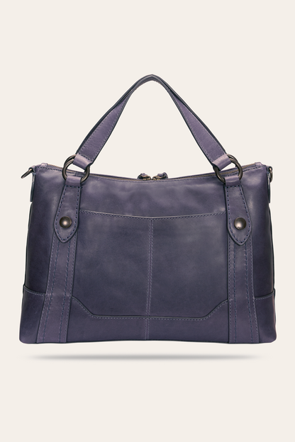 Frye Latest - Melissa Eggplant Medium Satchel
