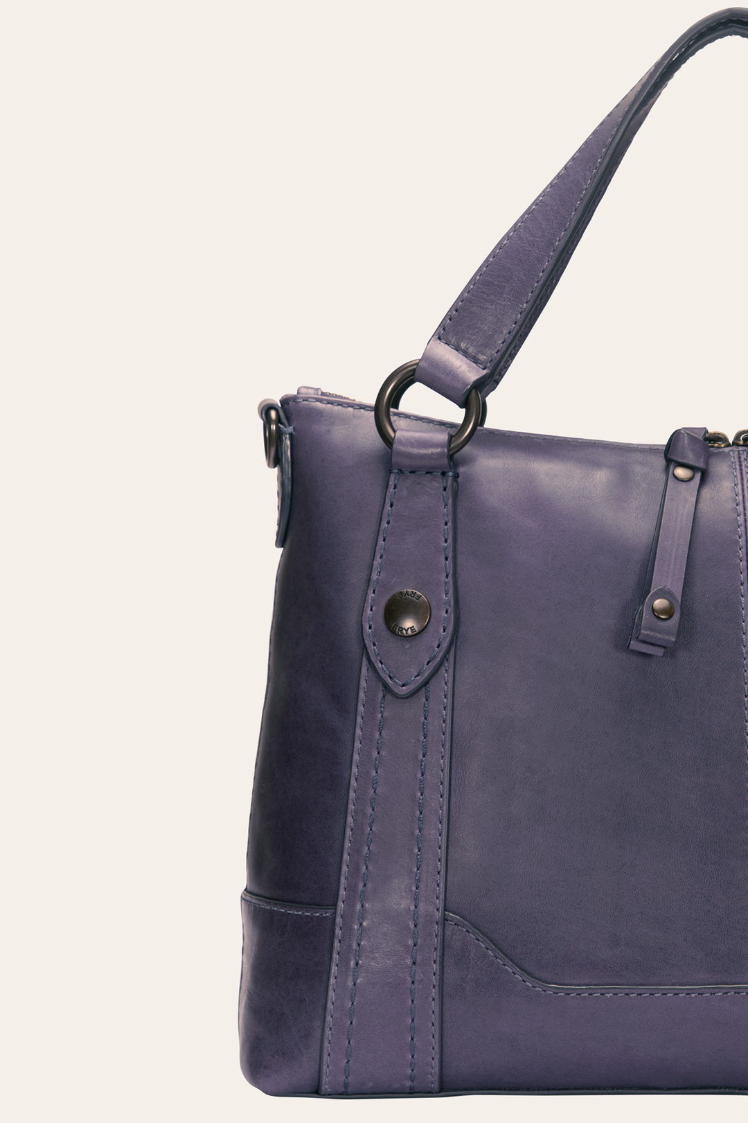 Frye Latest - Melissa Eggplant Medium Satchel