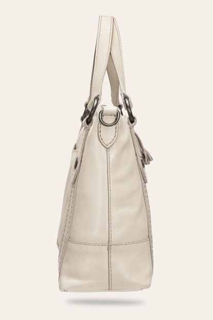 Frye Premium - Melissa Nude Medium Satchel