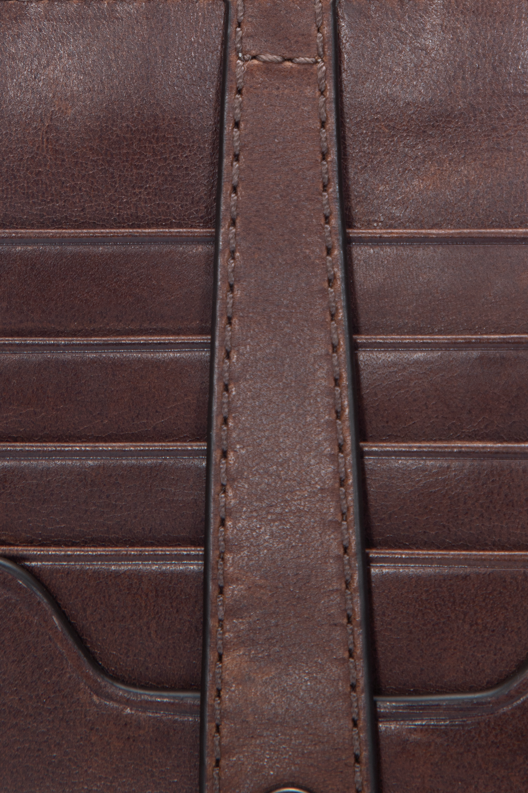 Frye Best Seller - Melissa Dark Brown Snap Card Wallet