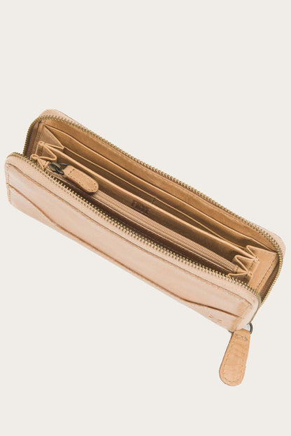Frye Smart Buy - Melissa Beige Zip Wallet